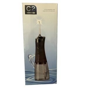 C2 Intelligent Oral Irrigator Cordless Water Flosser 350ml Mode C2-Black New
